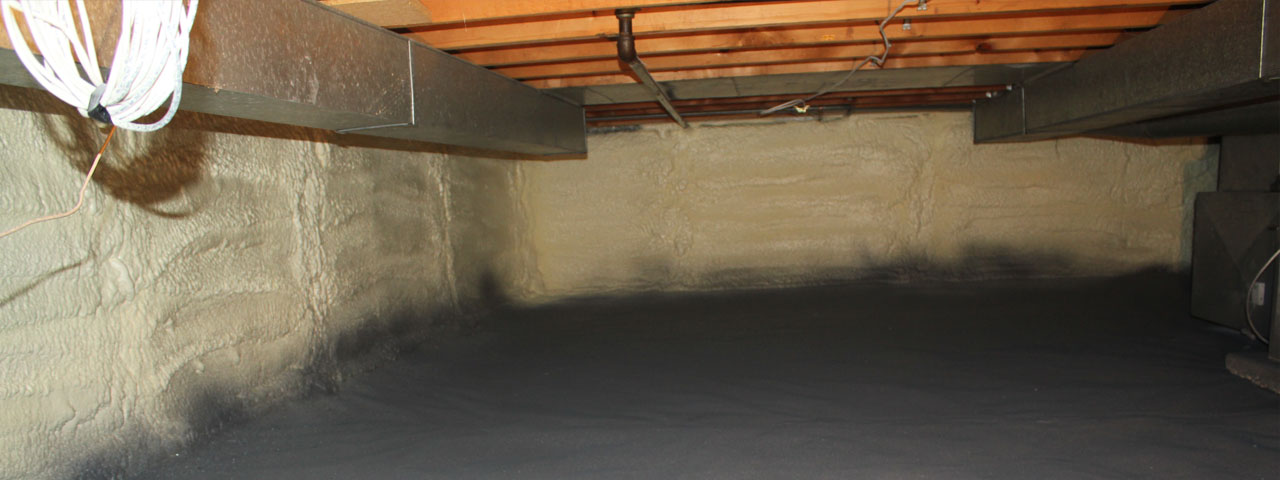 Greenbay spray foam insulation for crawl spaces